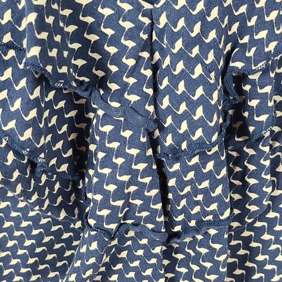 Banana Republic Ruffled Neck Knit Short Sleeve Top - Picture 2 of 10